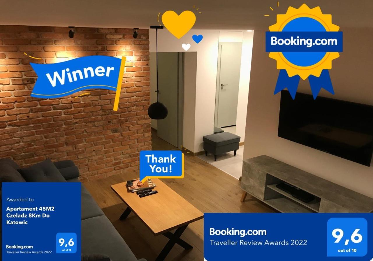 Apartament 45M2 Czeladz 8Km Do Katowic Exteriér fotografie